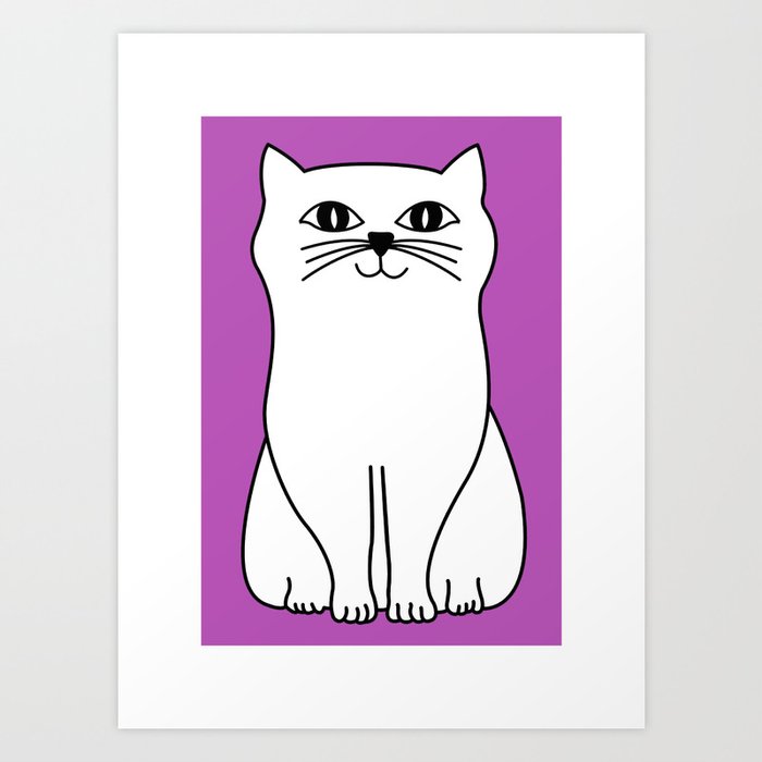Kitty Kat! Art Print