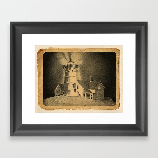 Night Light Framed Art Print