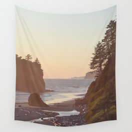 Ruby Beach Washington Sunset Pacific Ocean Coastal Landscape Northwest Explore Adventure Travel Outdoors Wall Tapestry