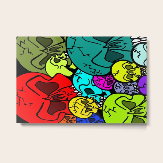Skulls Metal Print