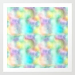 Colorful Iridescent Pattern Art Print