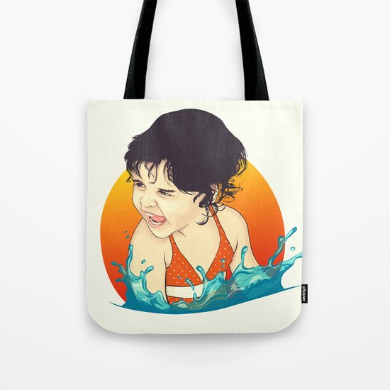 Water Splashes Tote Bag