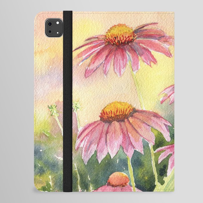 Cone Flowers iPad Folio Case