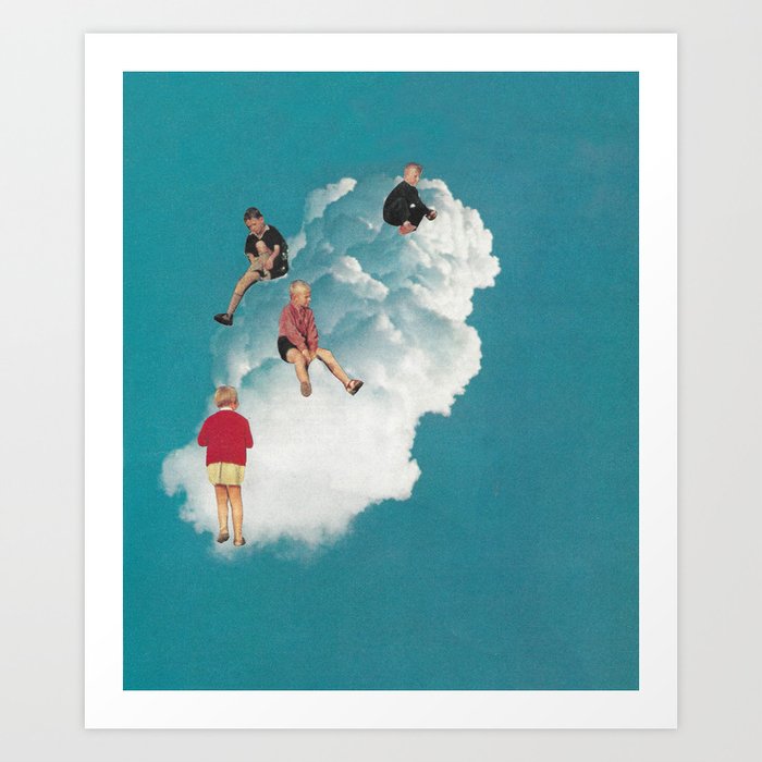 Cloud Playground Art Print