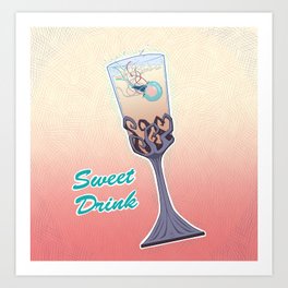 Sweet Drink Art Print