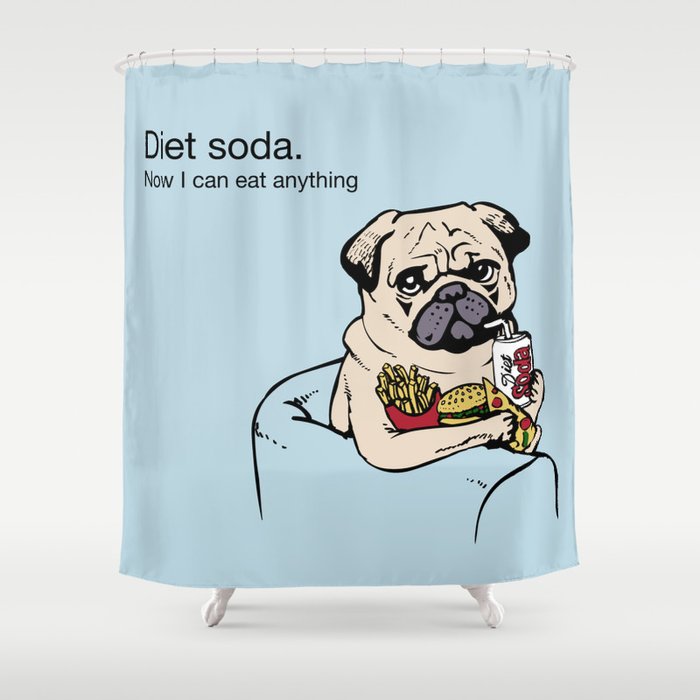 Diet Soda Shower Curtain