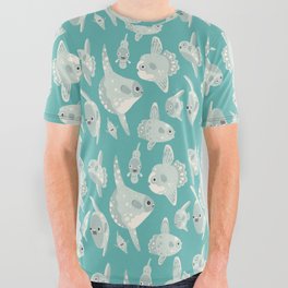 Mola mola All Over Graphic Tee