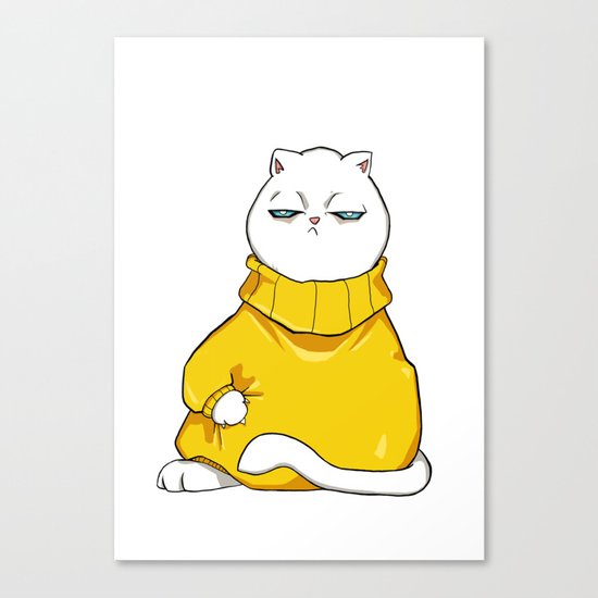itchy sweater Canvas Print