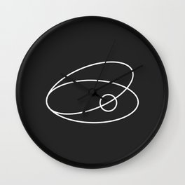 The sand makes the pearl. (Oyster) Wall Clock