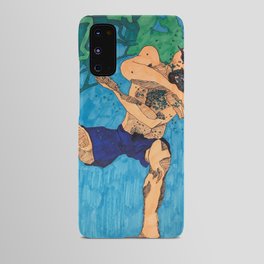 Guy in Pool Android Case