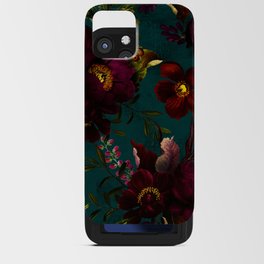 Before Midnight Vintage Flowers Garden iPhone Card Case