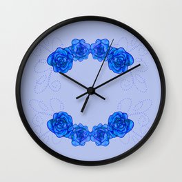 Roses are Violet - Hope Wall Clock