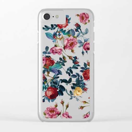 NIGHT FOREST XVI Clear iPhone Case