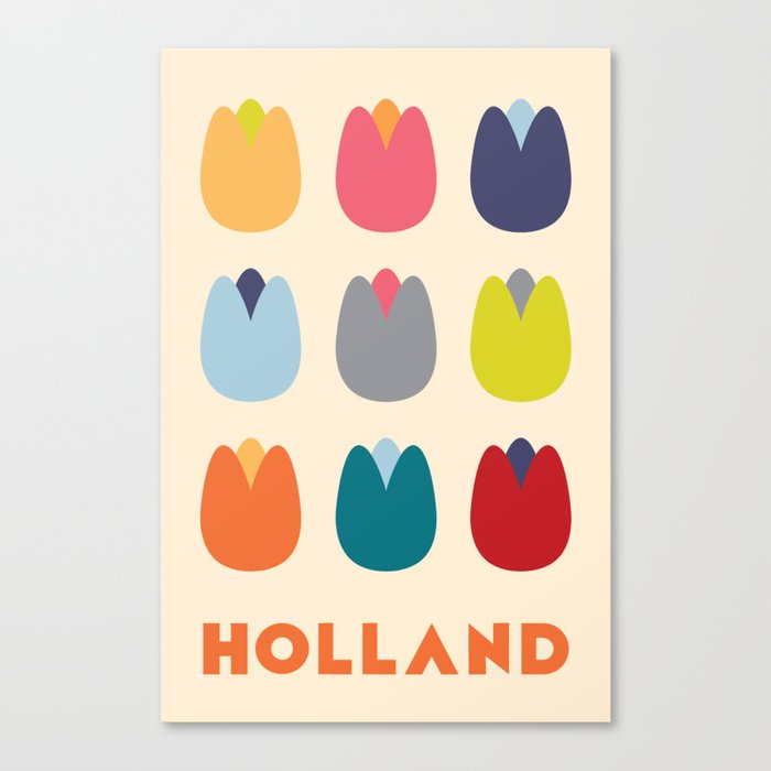 Holland Tulips Canvas Print