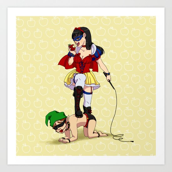 Mistress Snow White Art Print