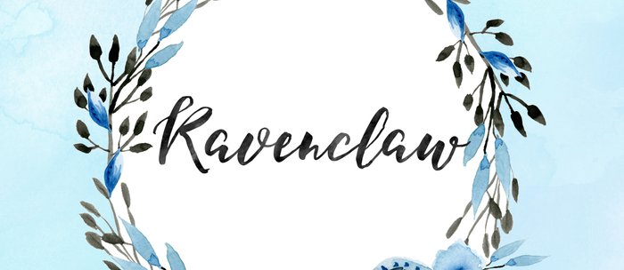 HP Ravenclaw in Watercolor Art Print by Snazzy Sisters