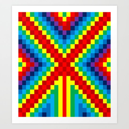 Fuzz Line #4 Art Print