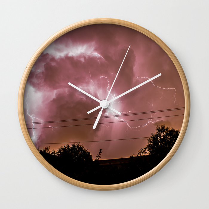 Electric Madness Wall Clock