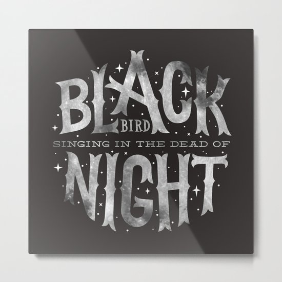 Blackbird Metal Print