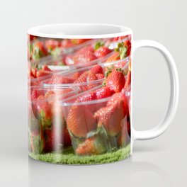 Abstract strawberries Mug