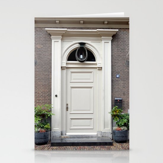 White church door Stationery Cards