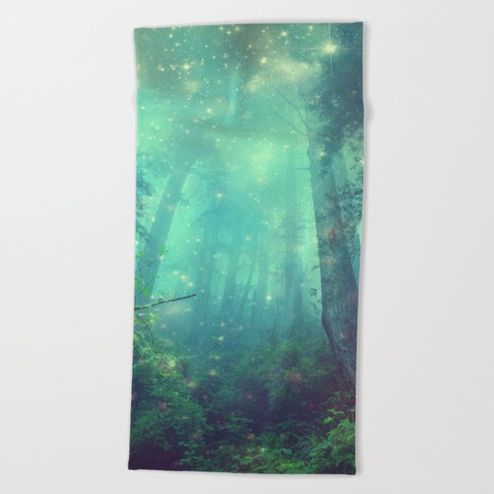 Enchanted Forest II Beach Towel