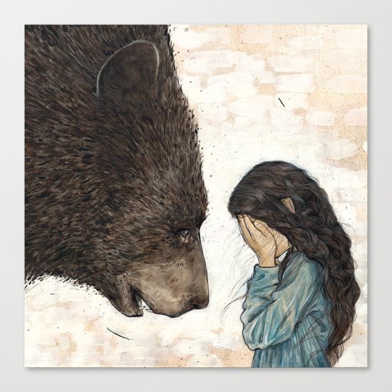 Hide and seek Canvas Print