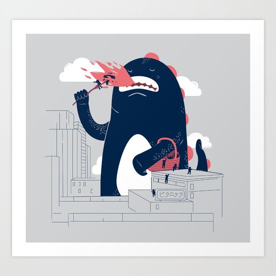 Sunday Picnic Art Print