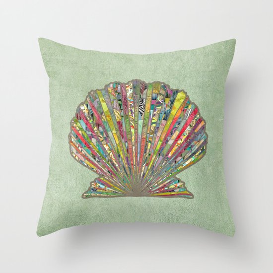 Sea Shell Throw Pillow