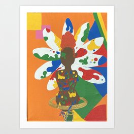 Ala Art Print | Blackgirl, Painting, Bgm, Acrylic, March 