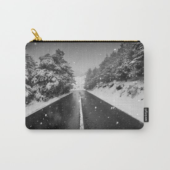 "The road". Bw Carry-All Pouch