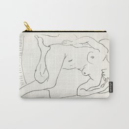 Nude sitting in a chair -  Henri Matisse Carry-All Pouch