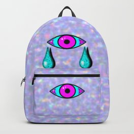 Crying Rainbow Eyes - by Matilda Lorentsson Backpack