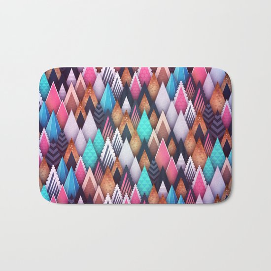 Background pattern 4 Bath Mat