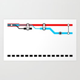 Transportation (Instructions and Code series) Art Print