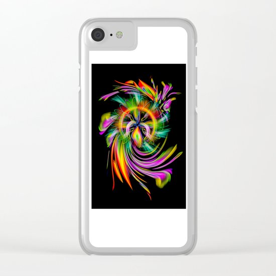 Abstract Perfection 40 Clear iPhone Case