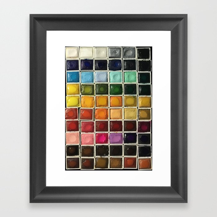 Artist Crack Framed Art Print