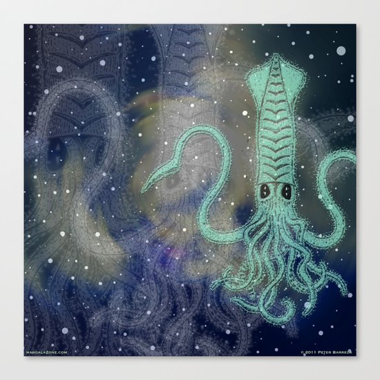 óbu exotica gallery mandala Canvas Print