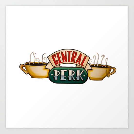 Friends: Central Perk Coffee Art Print
