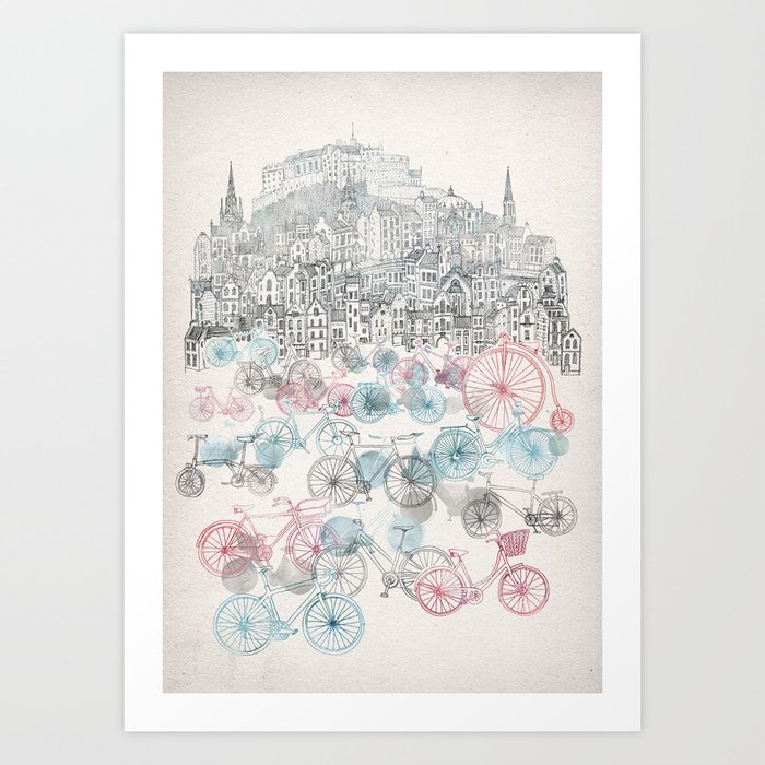 Old Town Bikes Art Print