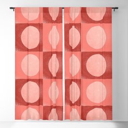 New York Moon Minimalism Living Coral Jester Blackout Curtain