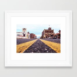 Street View Framed Art Print
