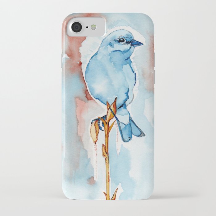 Morning Blue Bird iPhone Case