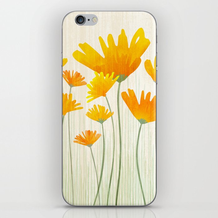 Golden Poppy Field iPhone Skin