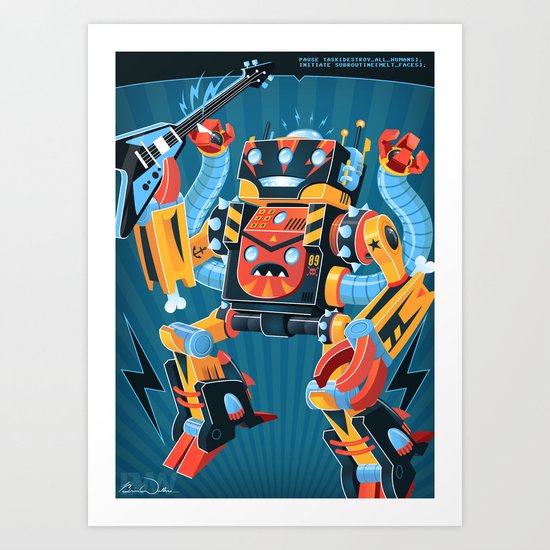 Death Metal Art Print