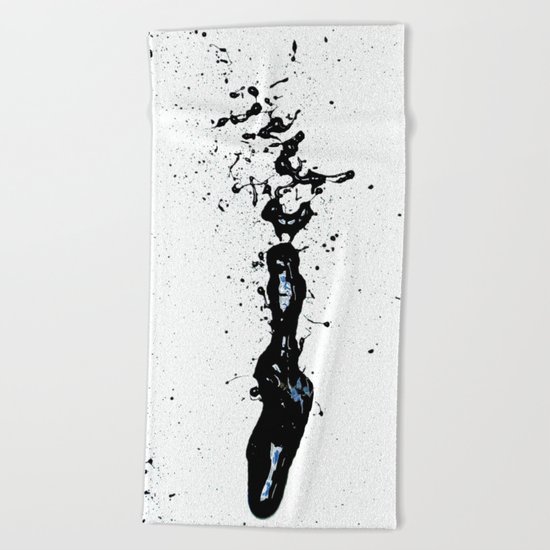 Black Love (find the "L") Beach Towel
