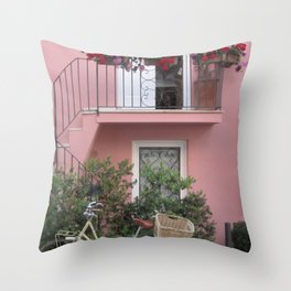 A Day in the Life - Capri, Italy Throw Pillow