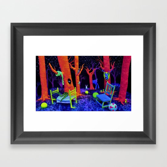 Bump in the Night Framed Art Print