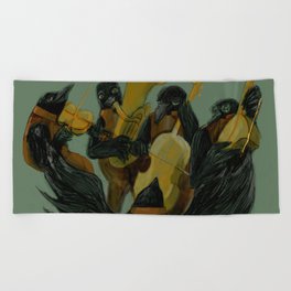 Nevermore Orchestra Beach Towel