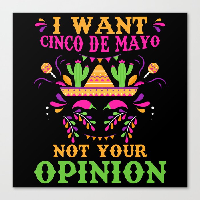 Cinco De Mayo Canvas Print